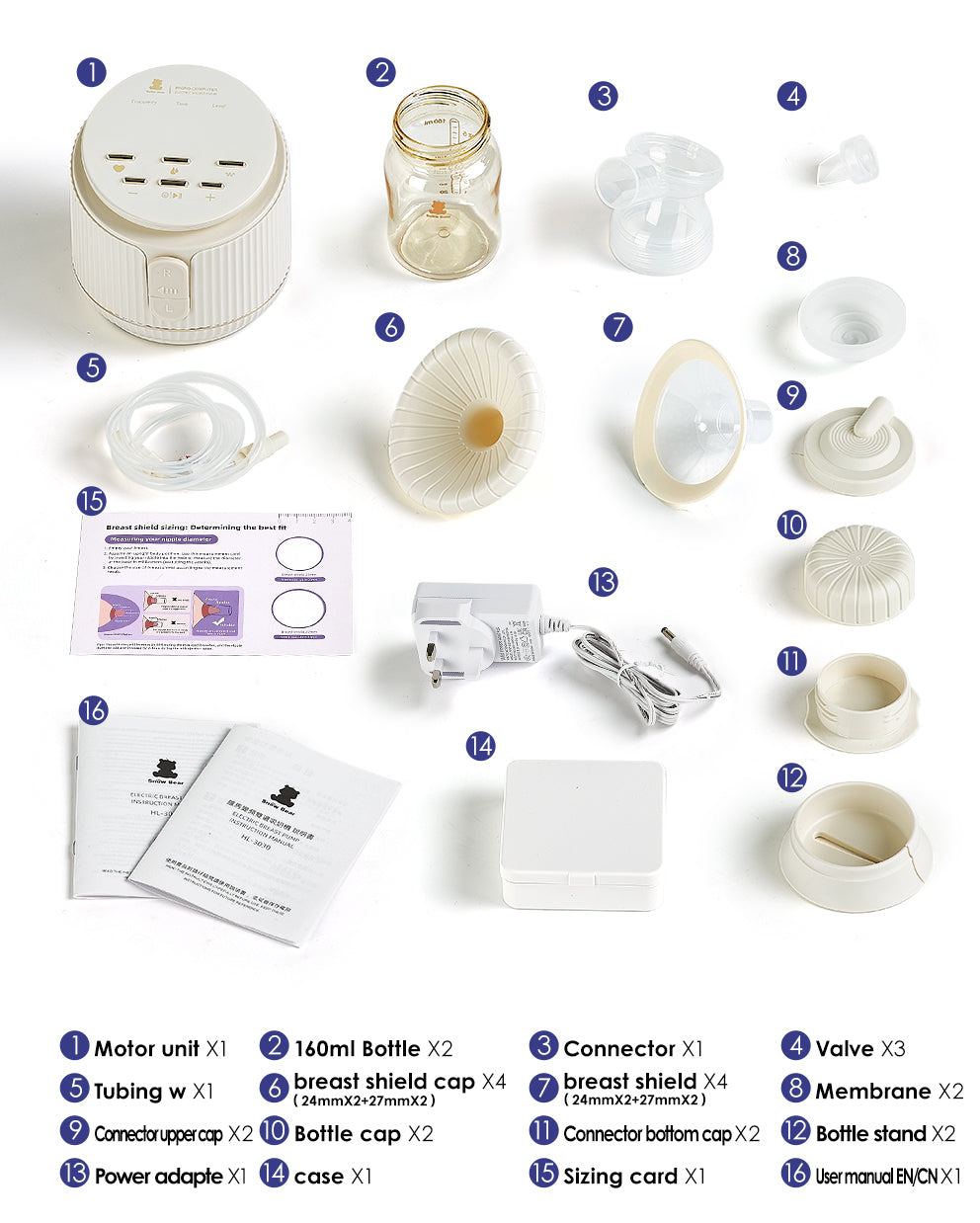 ROMA Multi-frequency Double Breast Pump