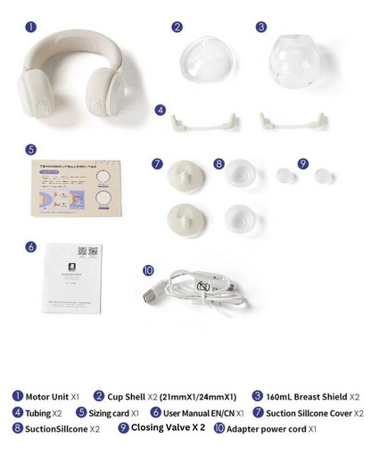 Pearl Neck Hanging Breast Pump