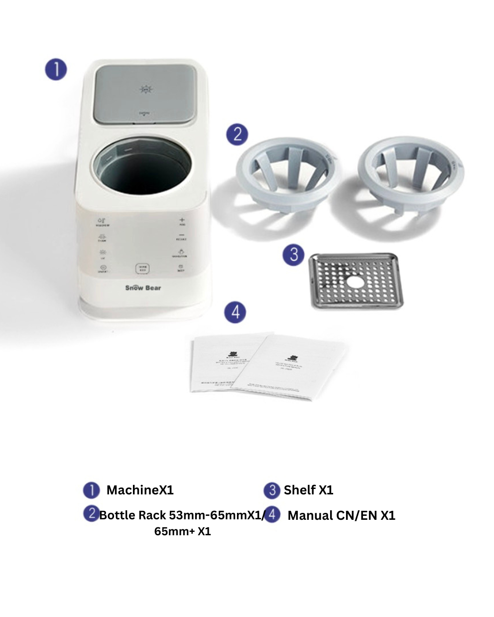 5-In-1 Milk Warmer,Shaker &amp; Sterilizer